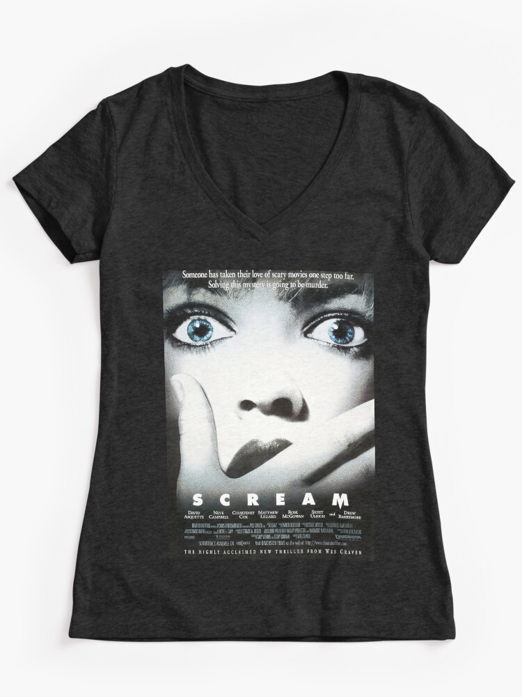 Scream Fitted V-Neck T-Shirt