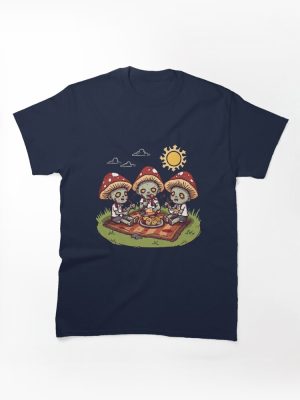 Zombie Picnic Mushrooms Classic T-Shirt