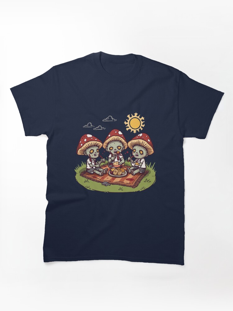 Zombie Picnic Mushrooms Classic T-Shirt