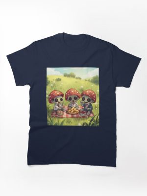 Zombie Picnic Mushrooms Classic T-Shirt