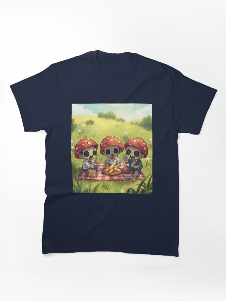 Zombie Picnic Mushrooms Classic T-Shirt