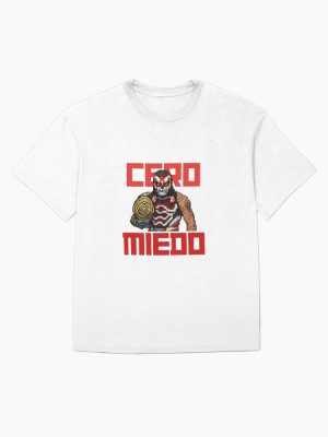 Cero Miedo | Zero Fear | Penta Luchador Wrestling Pixel Art  Oversized T-Shirt