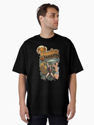 Wild Cartoon Adventure   Oversized T-Shirt