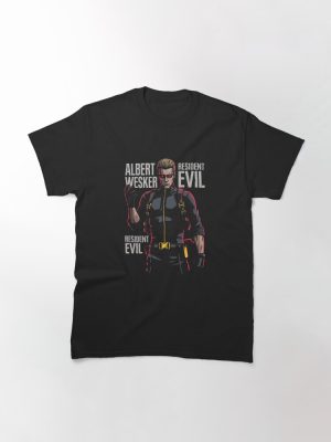 Albert Wesker Resident Evil Vector Gaming Graphic Tee Classic T-Shirt