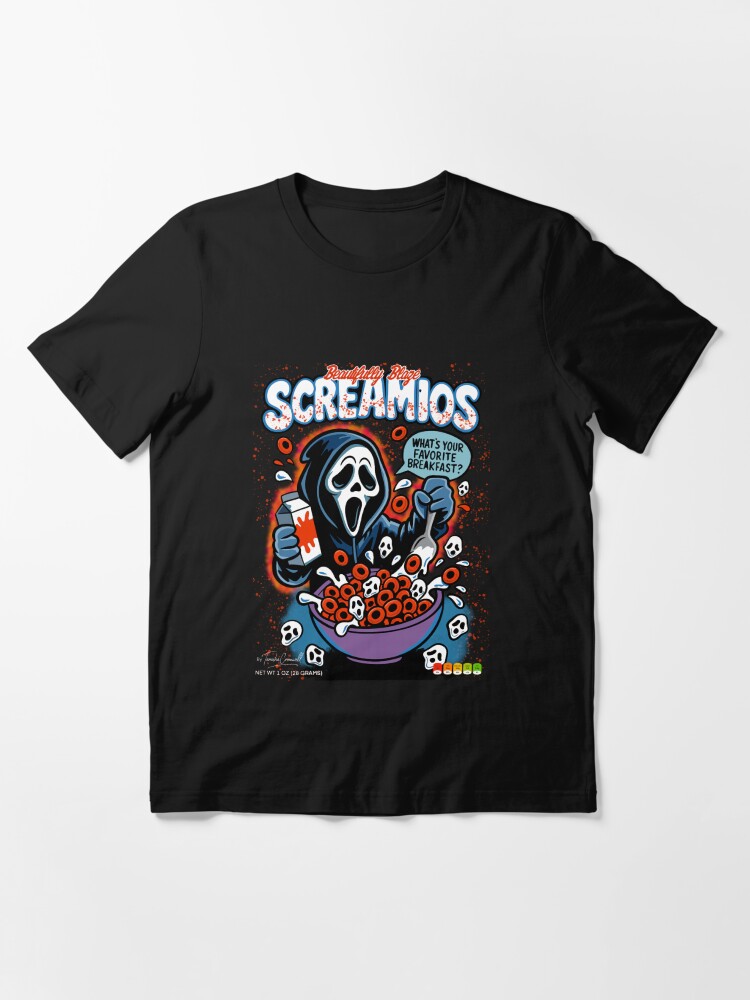 Ghostface Scream Horror Cereal Art Essential T-Shirt