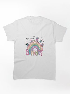 Slipknot Cute Rainbow Band Doodle Art Classic T-Shirt