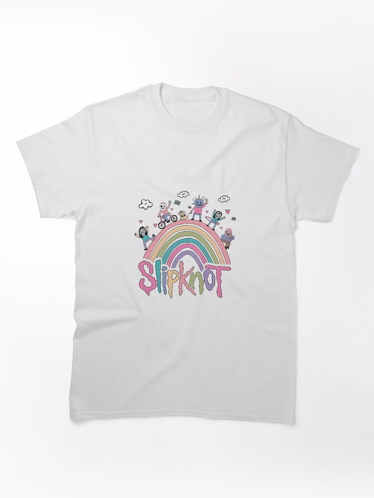 Slipknot Cute Rainbow Band Doodle Art Classic T-Shirt