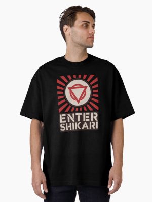 Contrast Enter Shikari Band cCreates Drama Oversized T-Shirt
