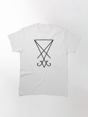 The Sigil of Lucifer Black Classic T-Shirt