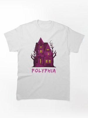 Polyphia Merch Polyphia Band With Some Scary Haunted House Classic T-Shirt