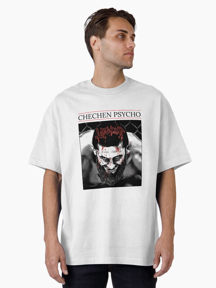 Khamzat Chimaev Chechen Psycho Oversized T-Shirt