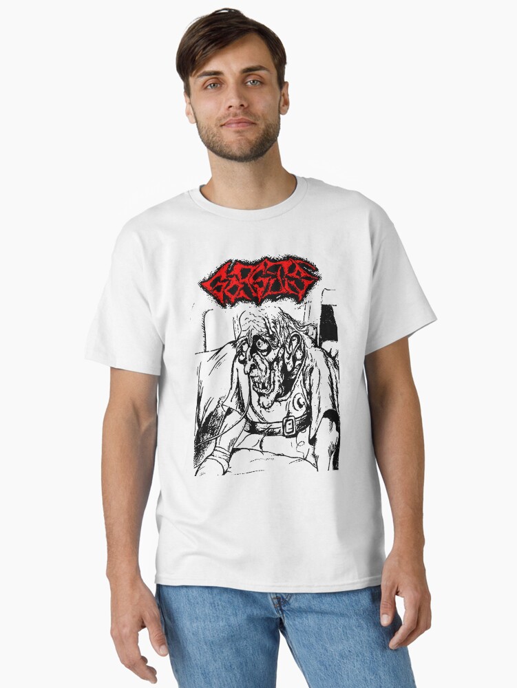 Line Art Style Death Metal Band Classic T-Shirt