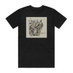 Abstract Doodled Cityscape Graphic T-Shirt