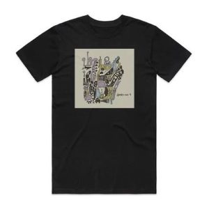 Abstract Doodled Cityscape Graphic T-Shirt