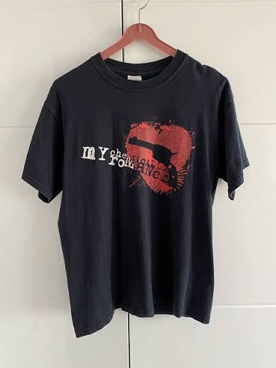 My Chemical Romance Splatter Heart Gun Graphic T-Shirt