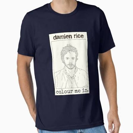 Damien Rice Colour Me In Portrait Graphic T-Shirt