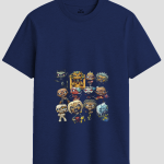Heavy Metal Mascot Chibi Figurines Graphic T-Shirt