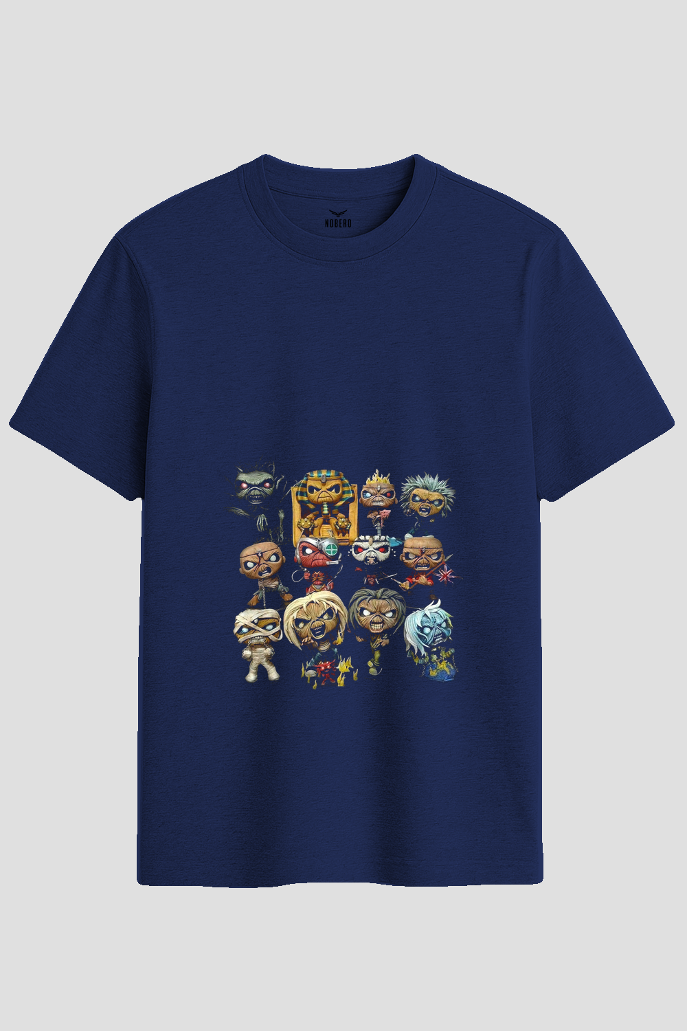 Heavy Metal Mascot Chibi Figurines Graphic T-Shirt
