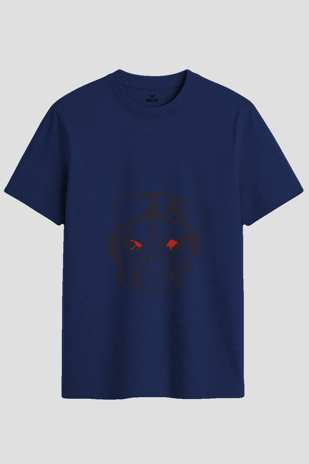 Cyber Aviator Skull Graphic T-Shirt