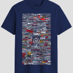 Ultimate Heavy Metal Bands Collage Graphic T-Shirt