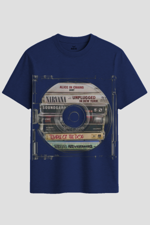 Vintage 90s Seattle Grunge Cassettes Graphic T-Shirt