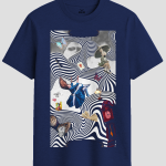 Surreal Alice in Wonderland Rabbit Hole Graphic T-Shirt