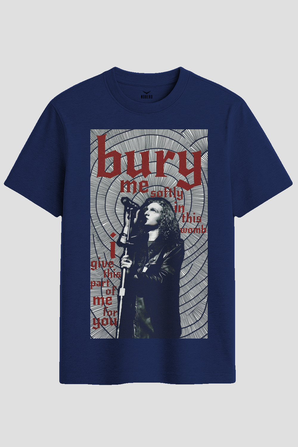 Vintage Grunge Rock Lyric Graphic T-Shirt