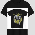 Alice In Chains Tripod Dog Vintage Grunge Graphic T-Shirt