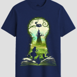 Wonderland Keyhole Portal Graphic T-Shirt