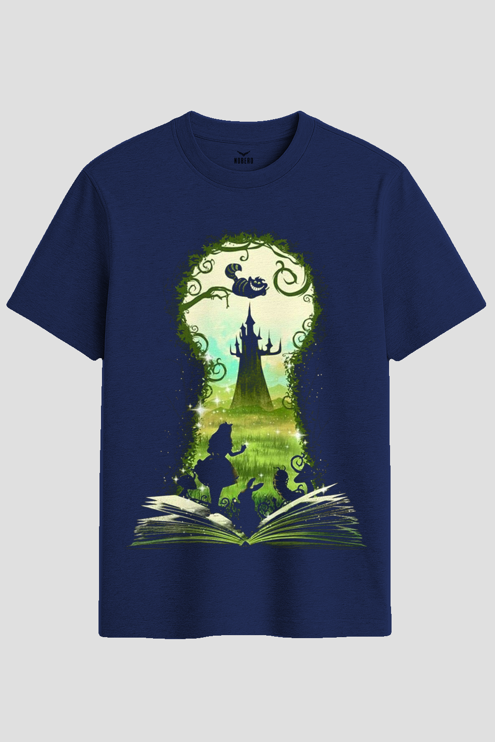 Wonderland Keyhole Portal Graphic T-Shirt
