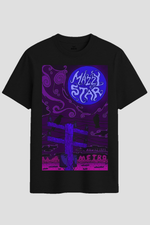 Mazzy Star Psychedelic Tour Poster Graphic T-Shirt