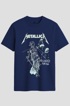 Metallica And Justice For All Rock Graphic T-Shirt