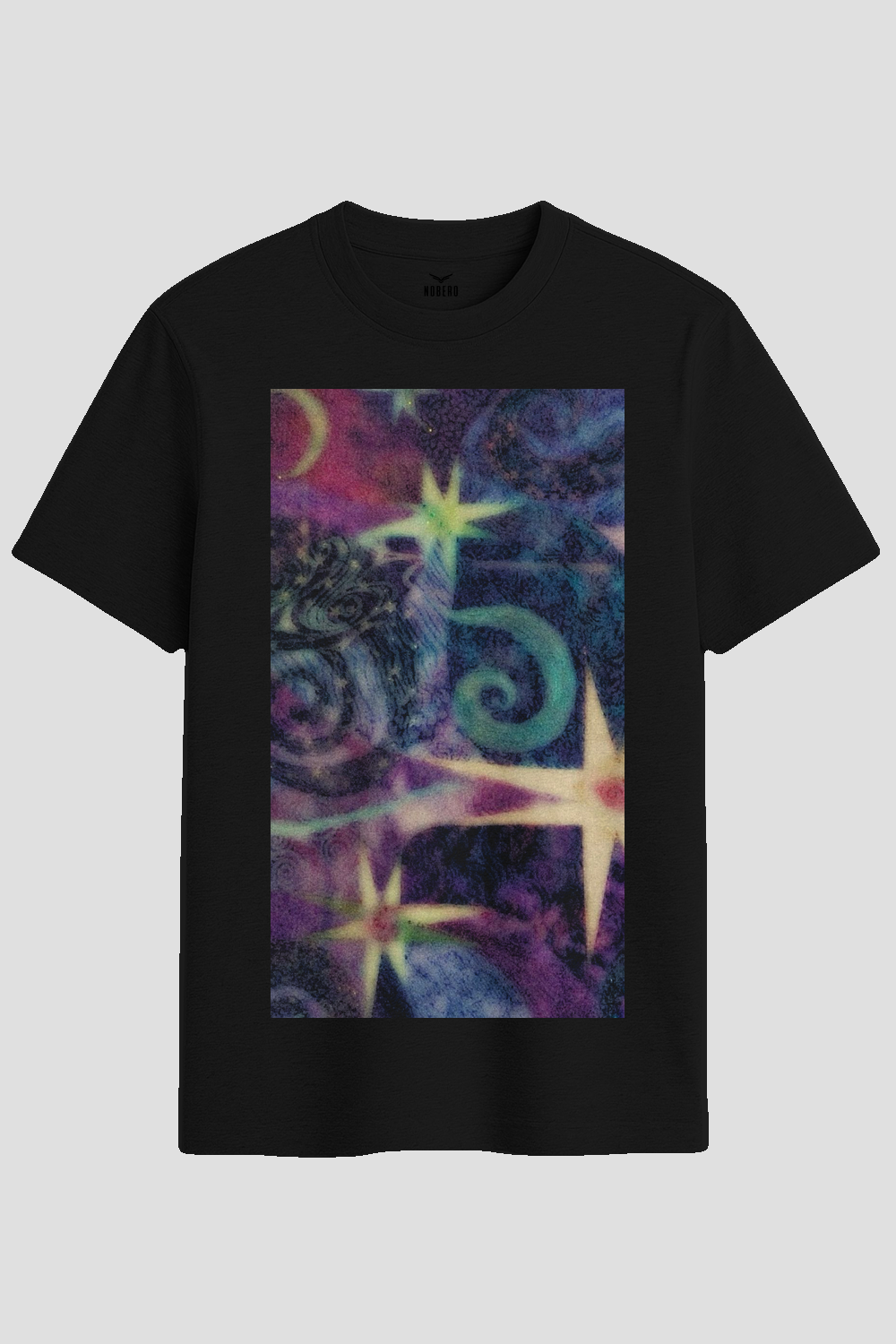 Cosmic Dreamscape Celestial Graphic T-Shirt