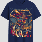 Metallica Tour Demon Guitarist Graphic T-Shirt