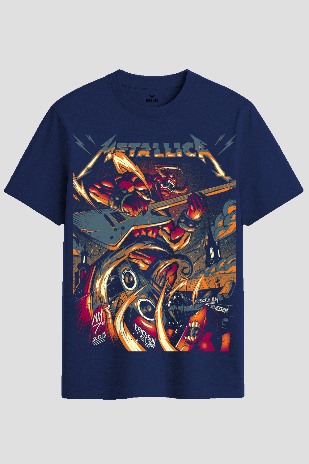Metallica Tour Demon Guitarist Graphic T-Shirt