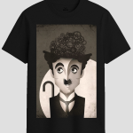 Charlie Chaplin Modern Times Graphic T-Shirt