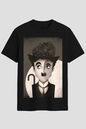 Charlie Chaplin Modern Times Graphic T-Shirt