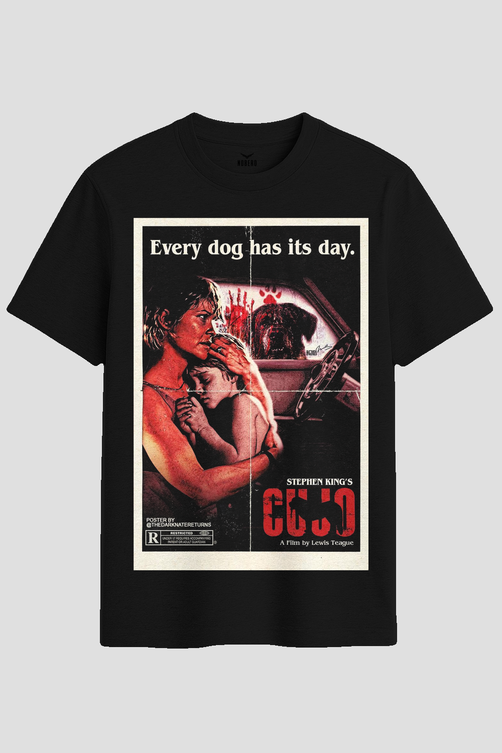 Stephen King's Cujo Vintage Horror Movie Graphic T-Shirt