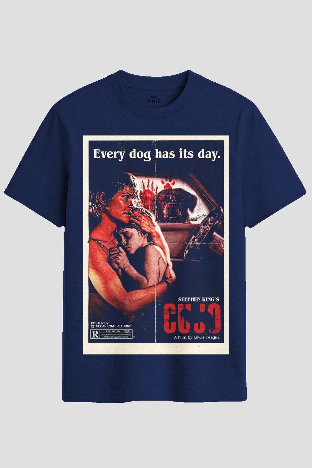 Stephen King Cujo Movie Poster Graphic T-Shirt