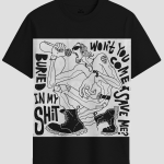Grunge Rock Underground Comic Graphic T-Shirt