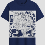Grunge Rock Singer Graphic T-Shirt