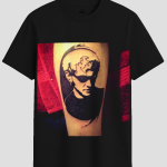 Grunge Rock Portrait Tattoo Graphic T-Shirt