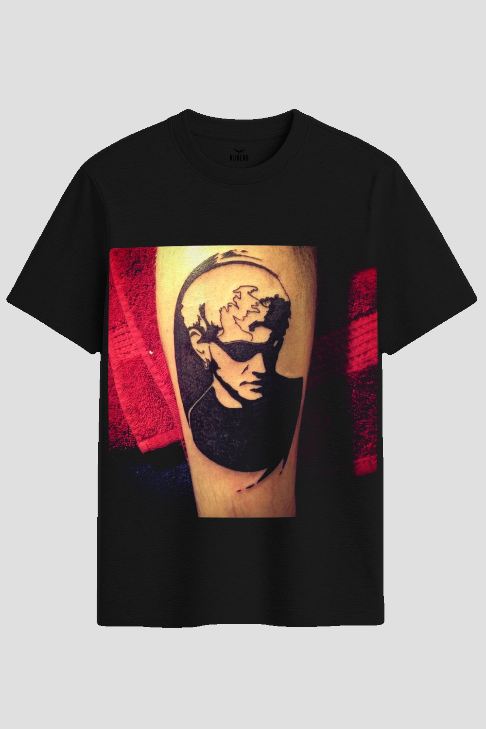 Grunge Rock Portrait Tattoo Graphic T-Shirt