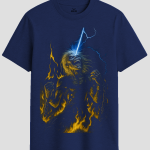Electric Metal Demon Graphic T-Shirt