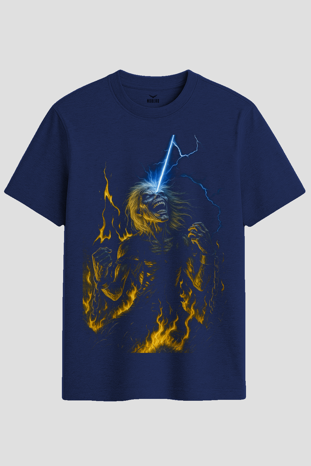 Electric Metal Demon Graphic T-Shirt