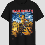 Iron Maiden Viking Eddie Heavy Metal Graphic T-Shirt