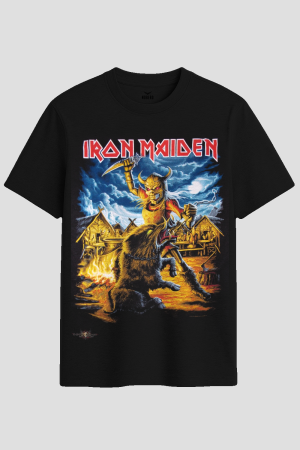 Iron Maiden Viking Eddie Heavy Metal Graphic T-Shirt