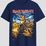 Iron Maiden Viking Eddie Heavy Metal Graphic T-Shirt