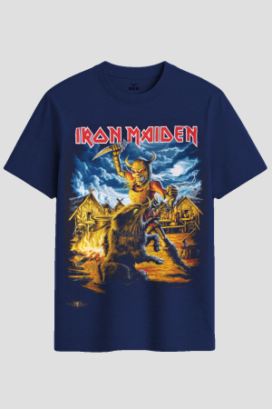 Iron Maiden Viking Eddie Heavy Metal Graphic T-Shirt