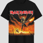 Iron Maiden Flight of Icarus Heavy Metal Graphic T-Shirt